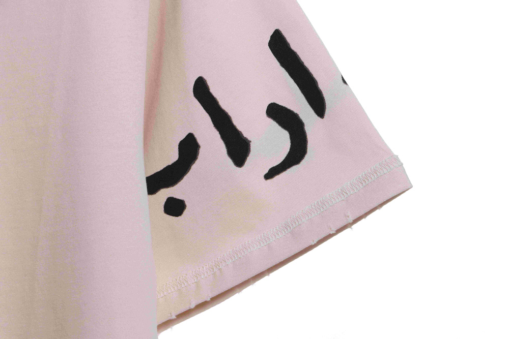 Paris alphabet print short sleeves