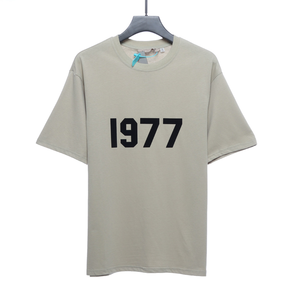 Double line 1977 series flocking short sleeve TSK1