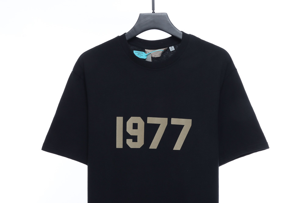 Double line 1977 series flocking short sleeves