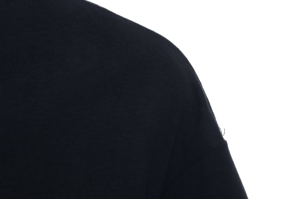 Double line 1977 series flocking short sleeves