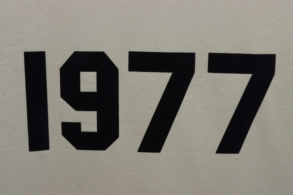 Double line 1977 series flocking short sleeve TSK1