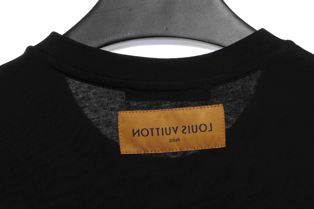LV1854 series cartoon fox print short sleeves