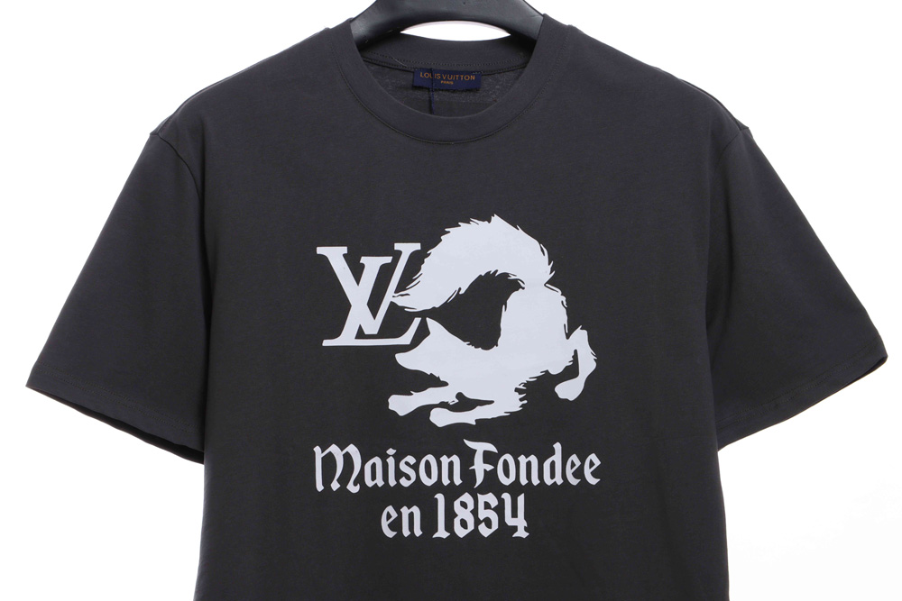 LV1854 series cartoon fox print short sleeve TSK1