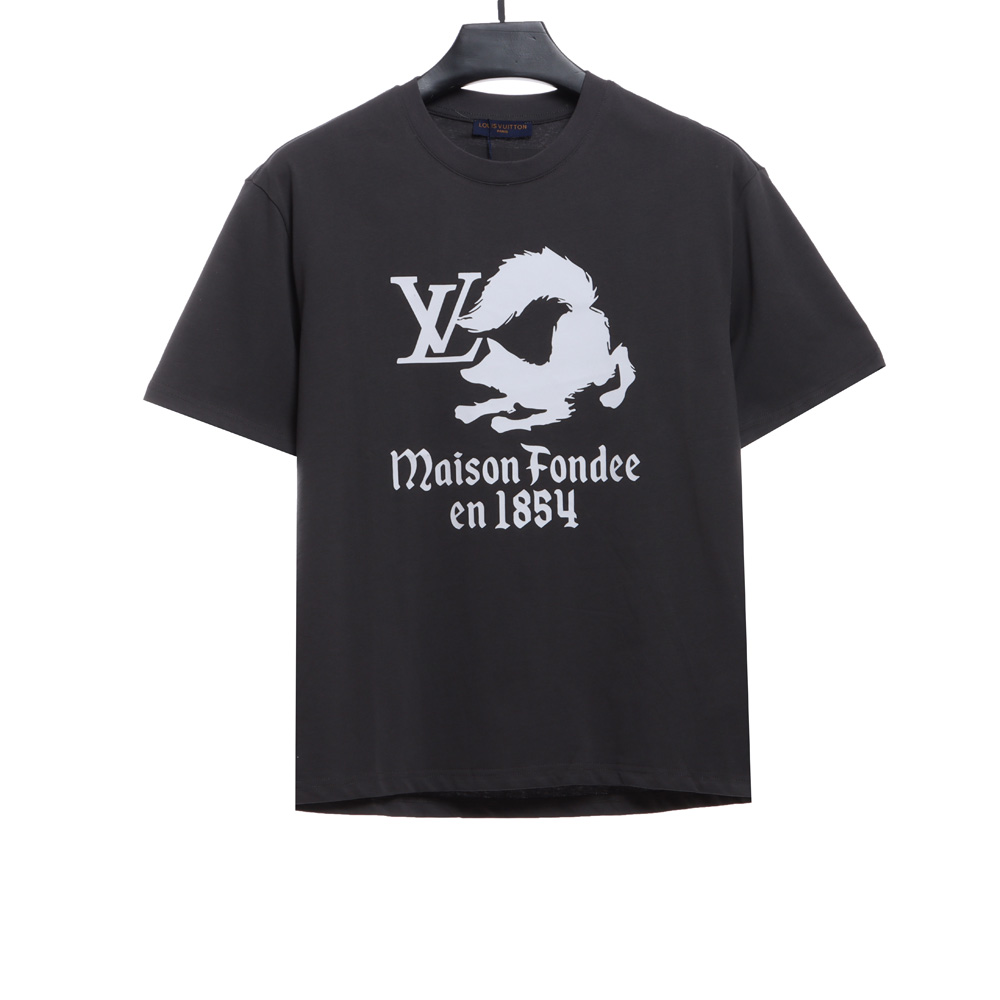 LV1854 series cartoon fox print short sleeve TSK1
