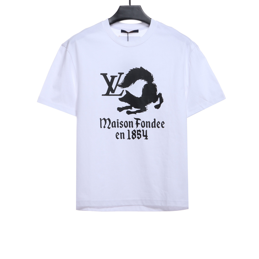 LV1854 series cartoon fox print short sleeve TSK2