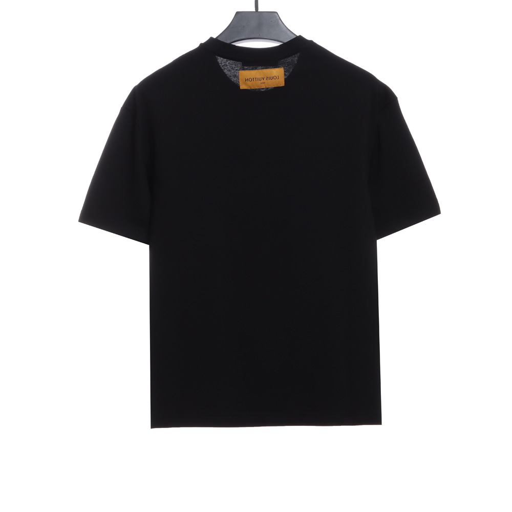 LV1854 series cartoon fox print short sleeves