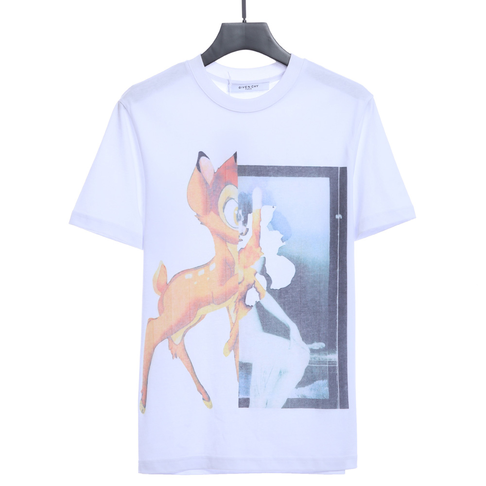 Givenchy colorful deer print short sleeves