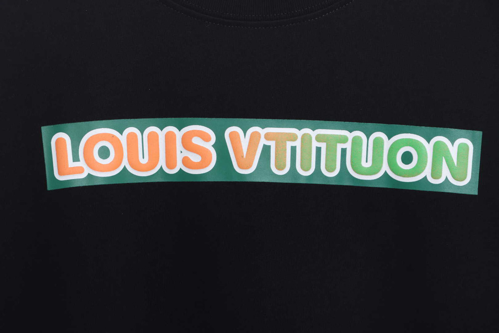 LV Back Three Flower Puzzle LOGO Short Sleeve TSK1