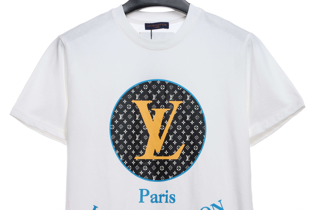 LV chest logo letters short sleeves