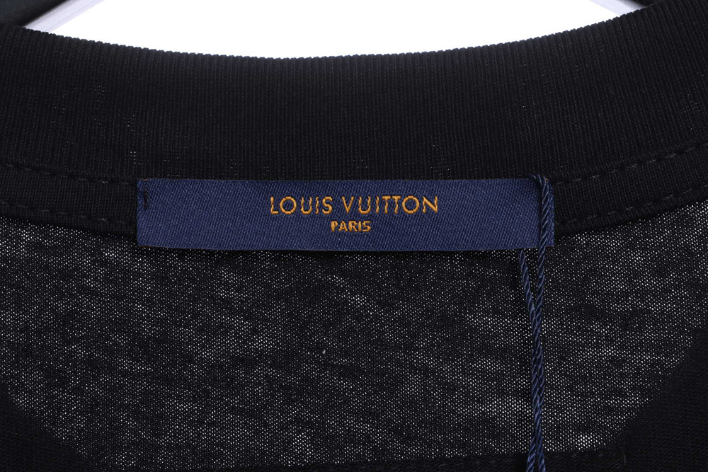 LV Back Three Flower Puzzle LOGO Short Sleeve TSK1