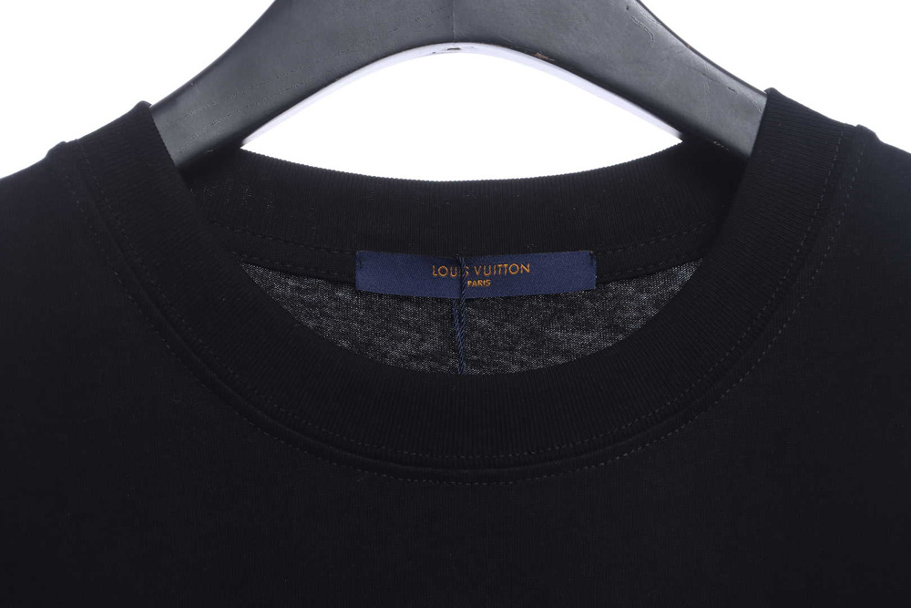 LV Back Three Flower Puzzle LOGO Short Sleeve TSK1