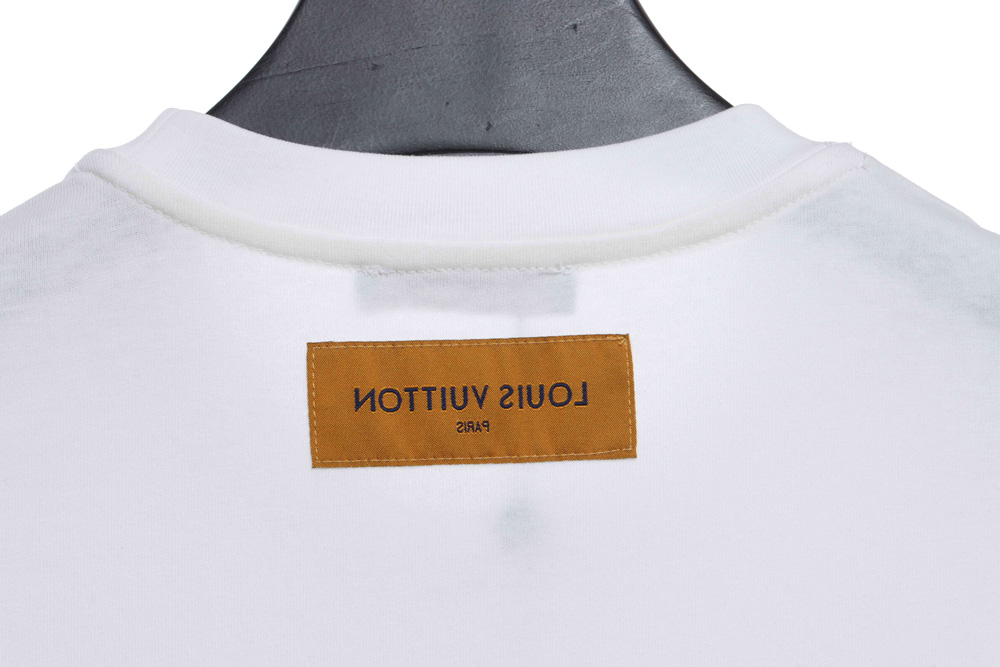 LV chest logo letters short sleeves