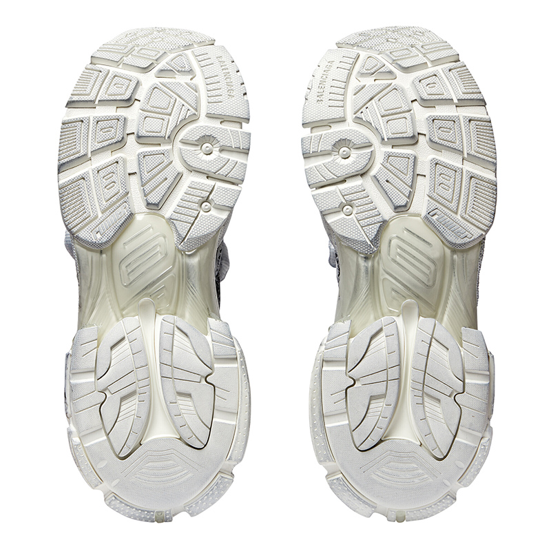 Balenciaga MEN'S RUNNER GRAFFITI SNEAKER IN WHITE