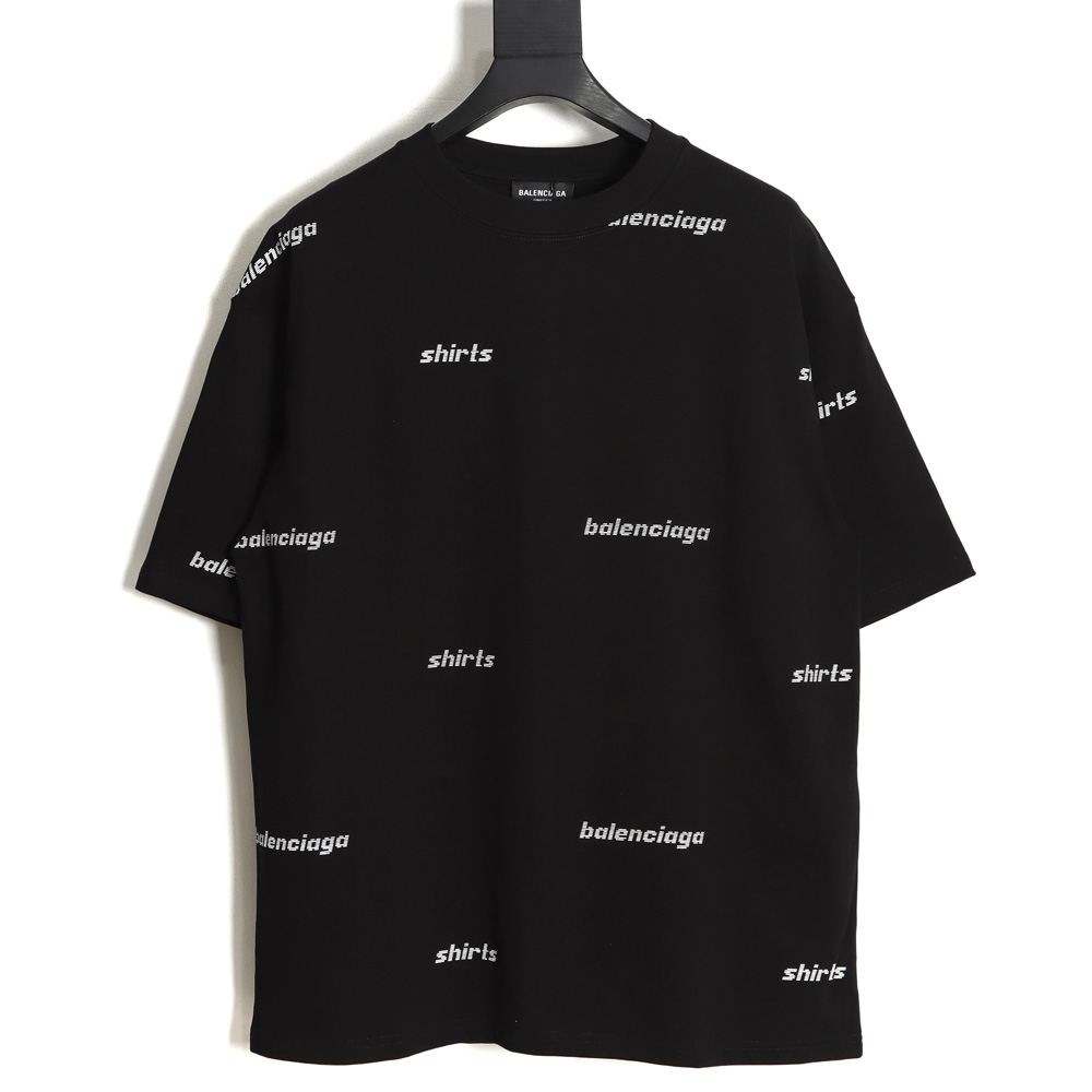 Balenciaga Balenciaga barrage printing round neck short sleeve TSK1