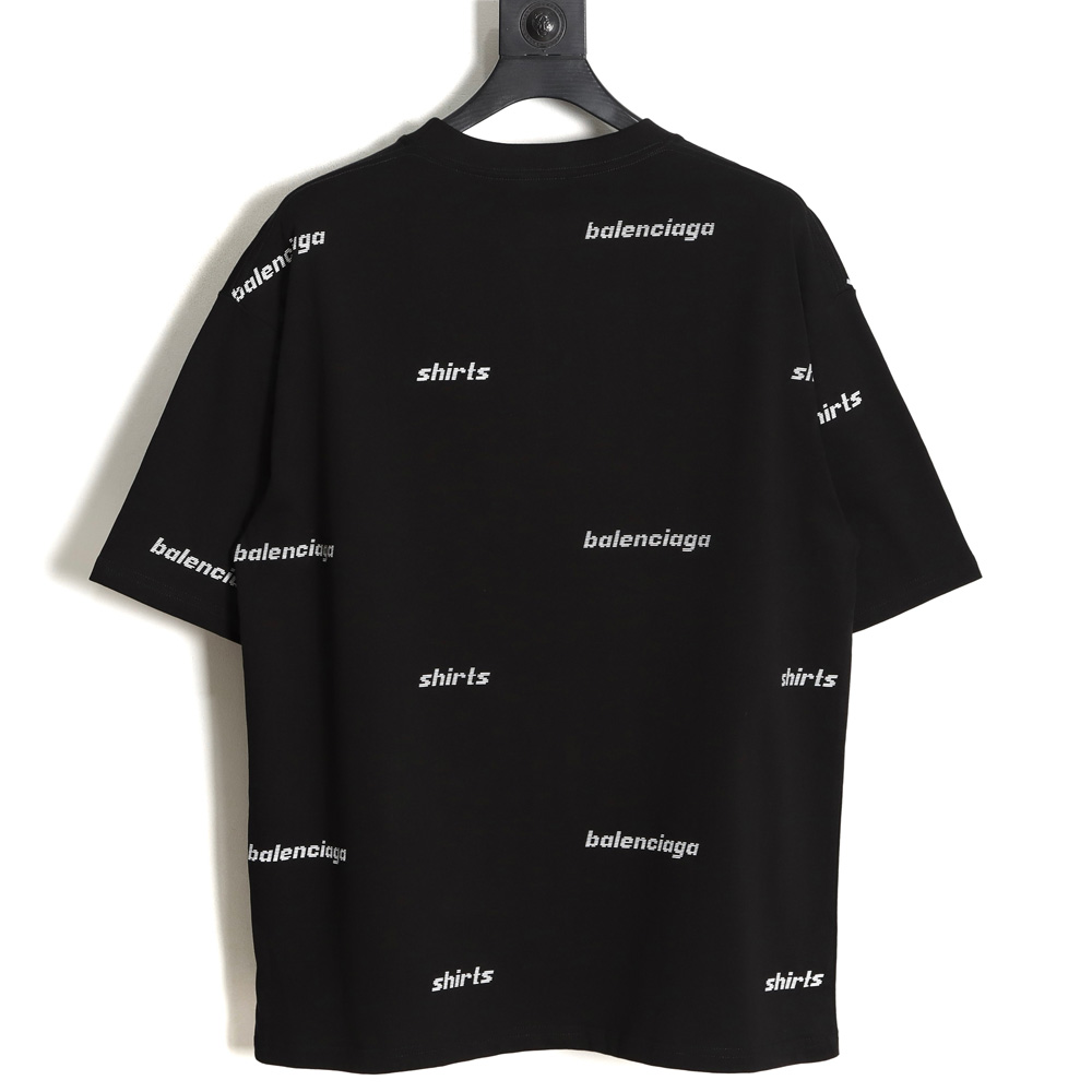 Balenciaga Balenciaga barrage printing round neck short sleeve TSK1