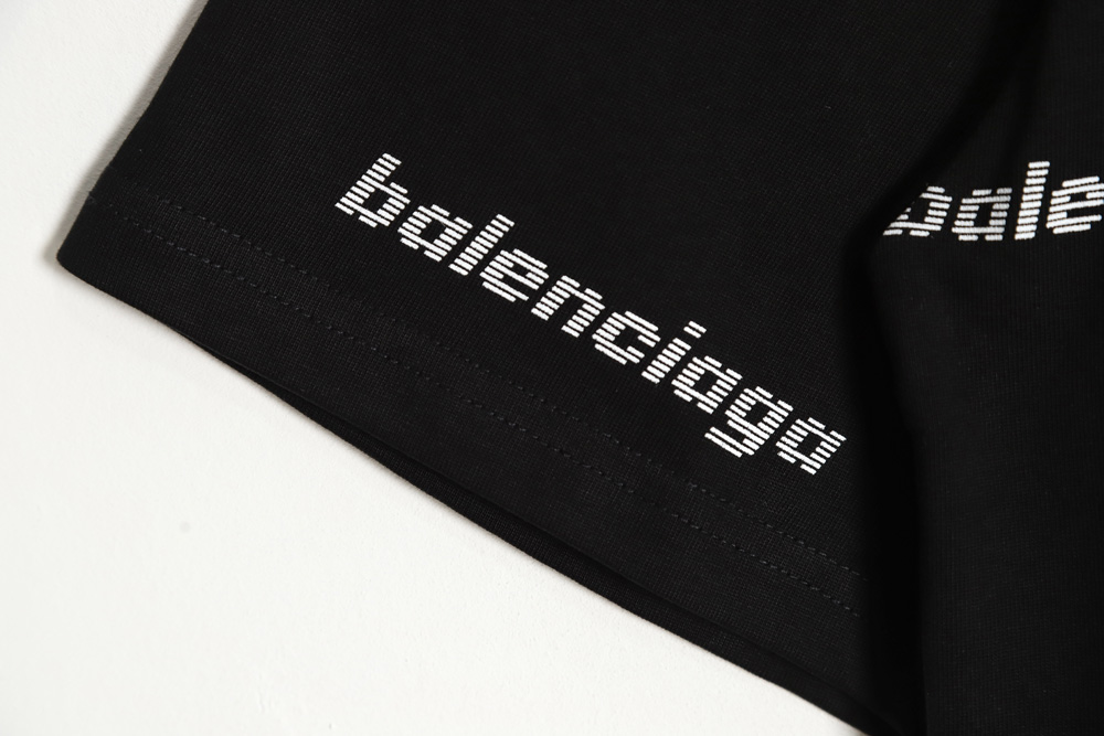 Balenciaga Balenciaga barrage printing round neck short sleeve TSK1