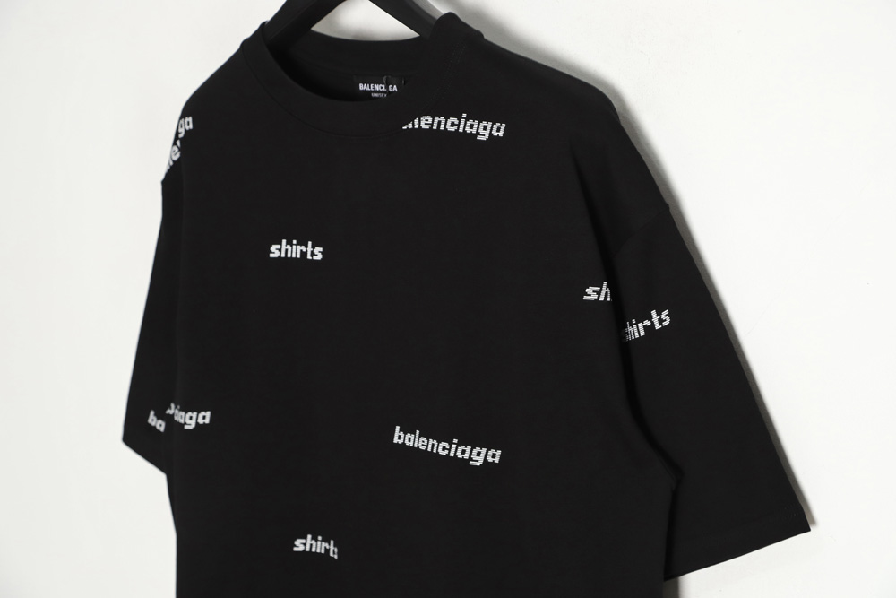 Balenciaga Balenciaga barrage printing round neck short sleeve TSK1