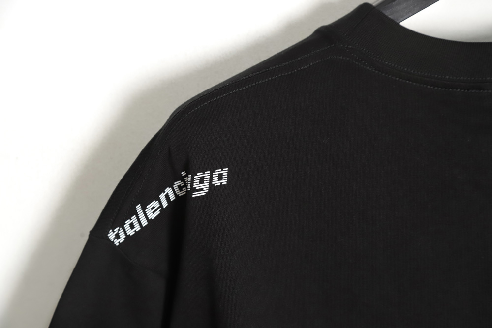 Balenciaga Balenciaga barrage printing round neck short sleeve TSK1