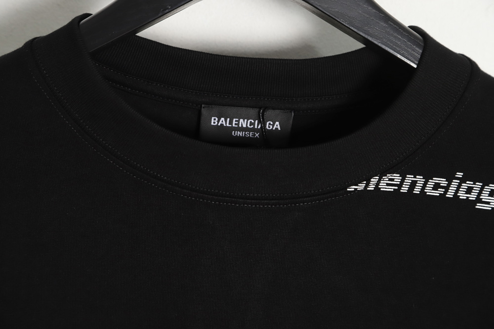 Balenciaga Balenciaga barrage printing round neck short sleeve TSK1