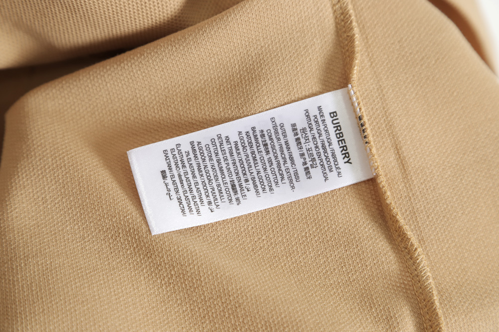 Burberry Burberry BBR 23SS towel embroidered circle short-sleeved polo shirt TSK1