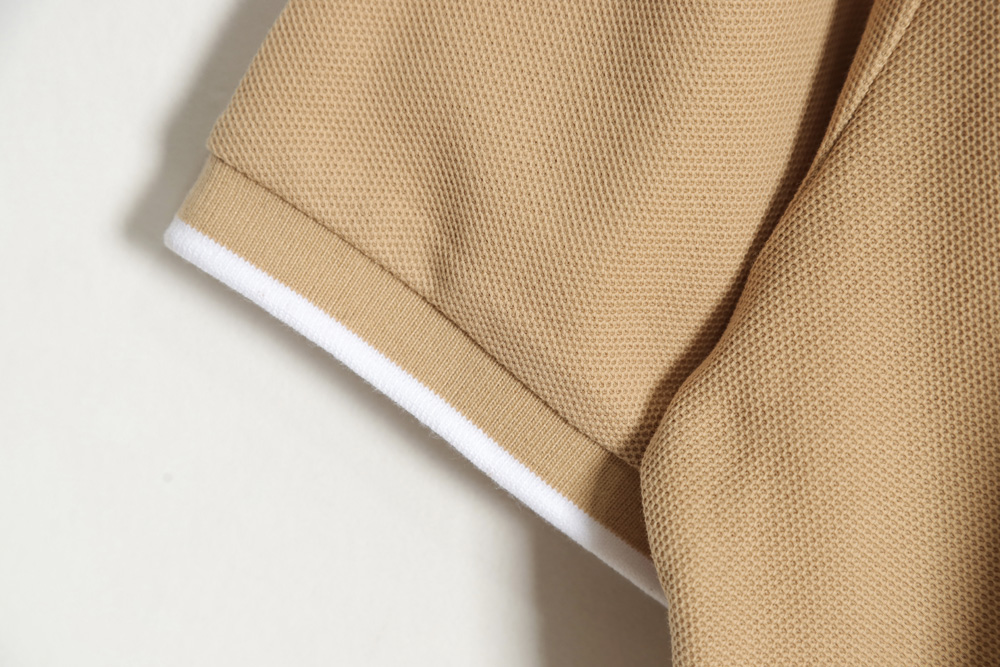 Burberry Burberry BBR 23SS towel embroidered circle short-sleeved polo shirt TSK1