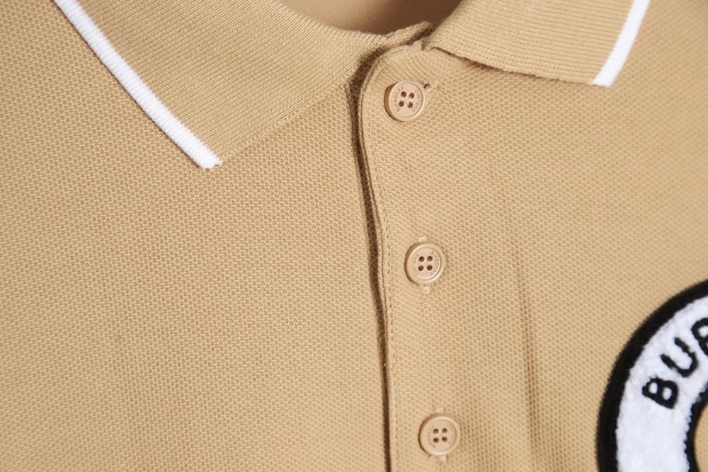 Burberry Burberry BBR 23SS towel embroidered circle short-sleeved polo shirt TSK1