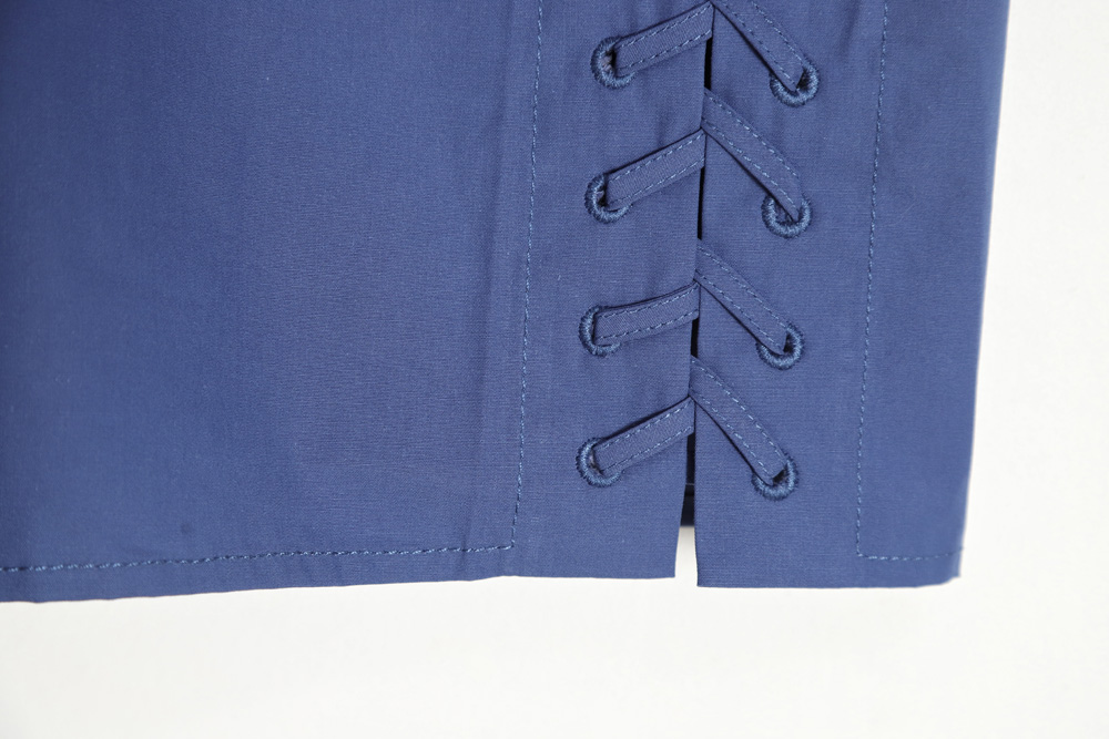 BOTTEGA VENETA BV 23SS side woven short-sleeved shirt TSK1