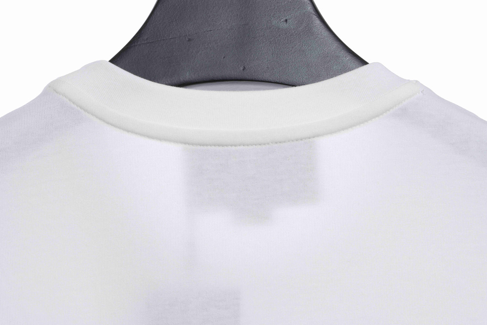 Gucci Joint Balenciaga Irregular Embroidery Short Sleeve TSK2