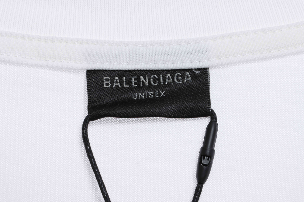 Balenciaga Double B Tape Print Short Sleeves