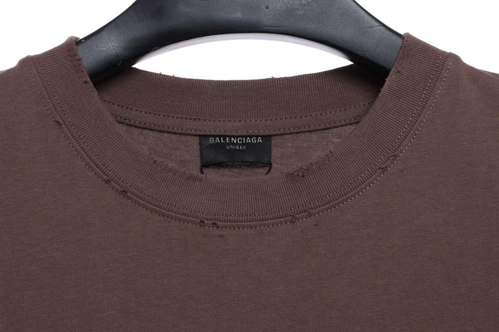 Balenciaga Double B Tape Print Short Sleeve TSK1