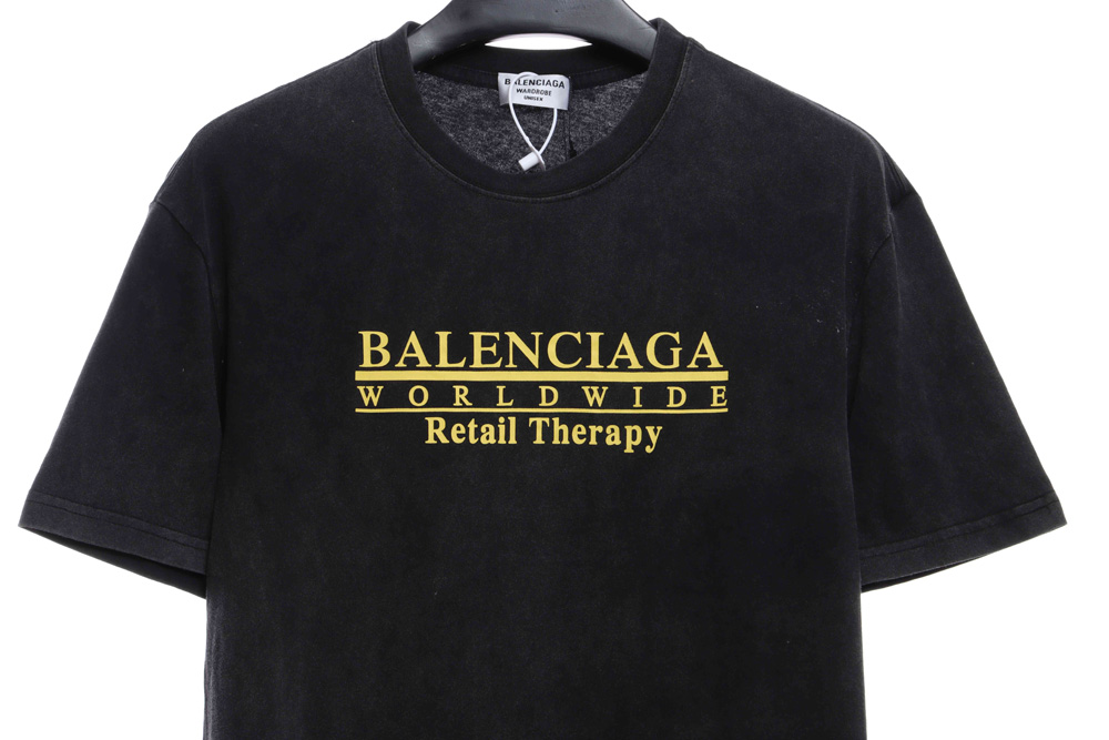 Balenciaga Retail Therapy Print Short Sleeve