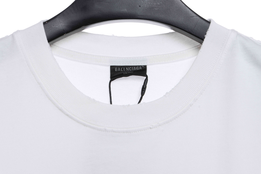 Balenciaga Double B Tape Print Short Sleeves