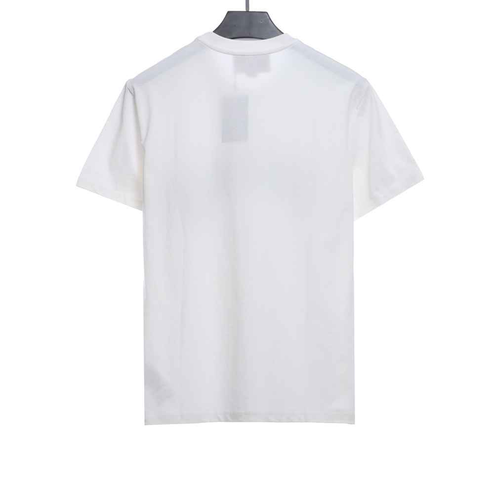Gucci Joint Balenciaga Irregular Embroidery Short Sleeve TSK2