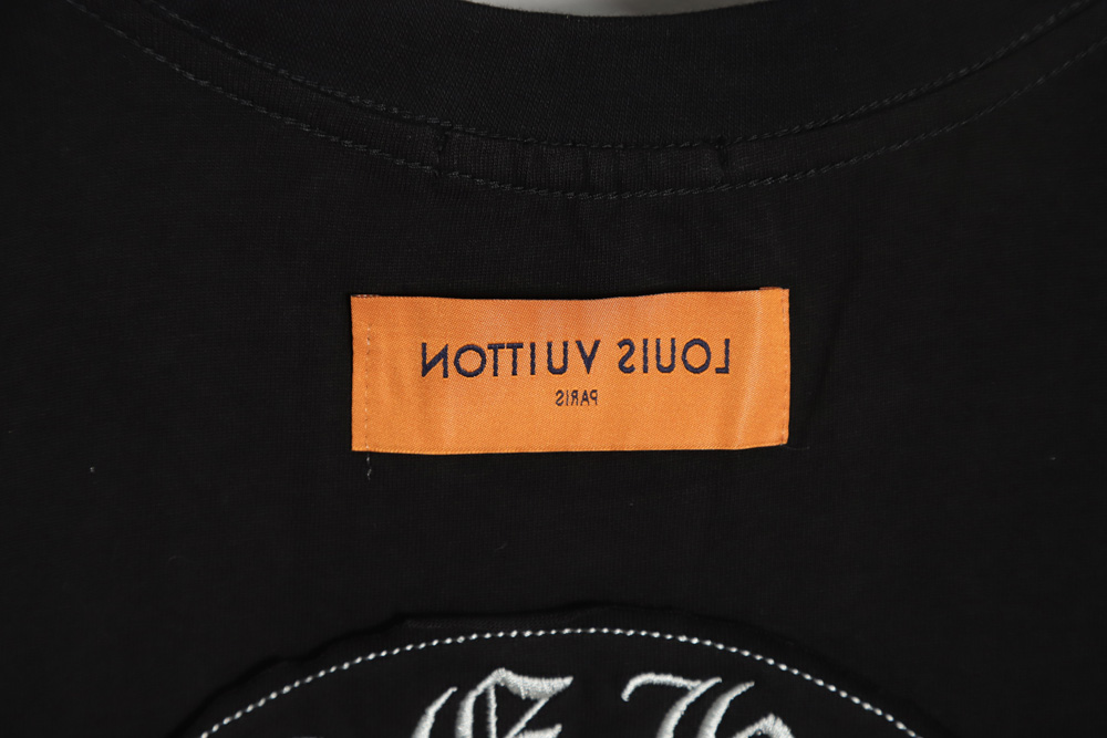 Louis Vuitton Chrome hearts Louis Vuitton Chrome hearts joint patch short-sleeved TSK4