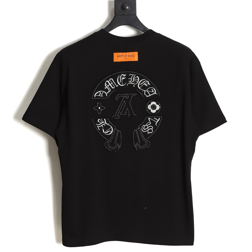 Louis Vuitton Chrome hearts Louis Vuitton Chrome hearts joint patch short-sleeved TSK4