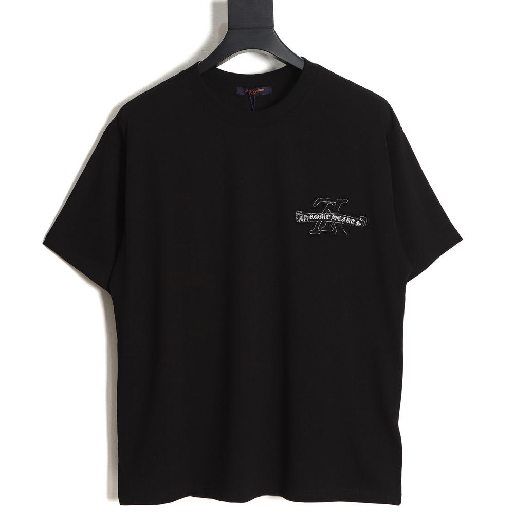 Louis Vuitton Chrome hearts Louis Vuitton Chrome hearts joint patch short-sleeved TSK4