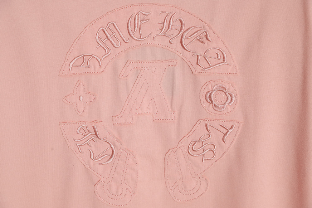 Louis Vuitton Chrome hearts Louis Vuitton Chrome hearts joint patch short sleeves