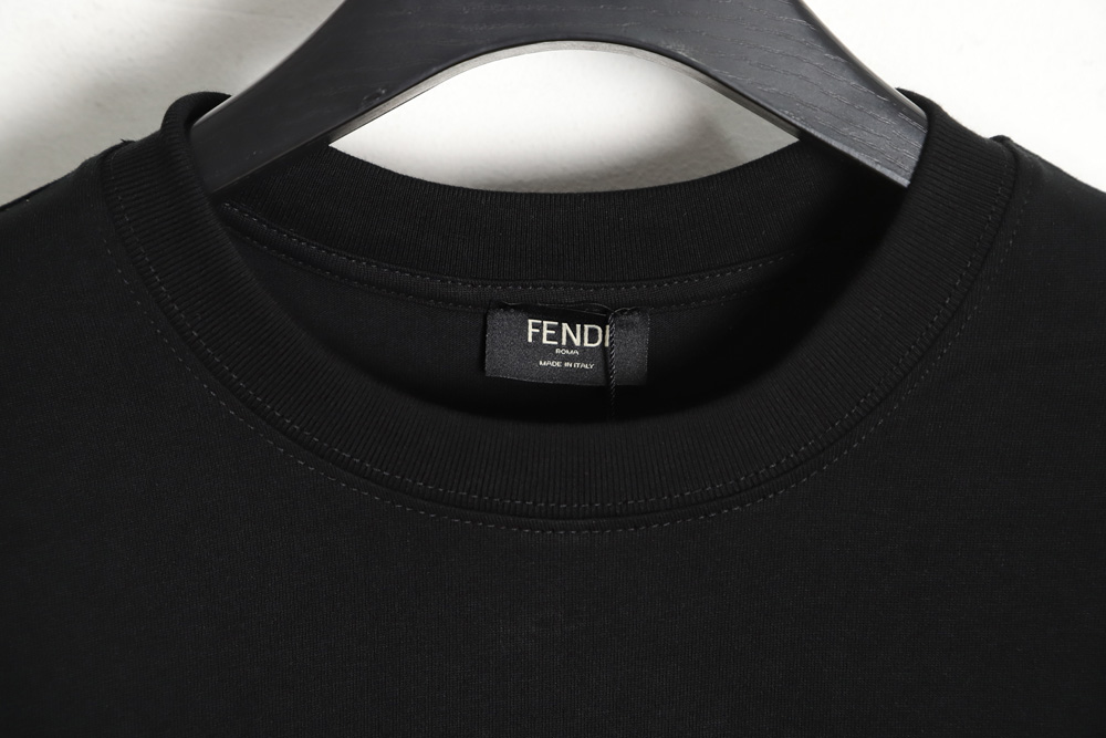 Fendi Fendi 23ss double F silicone patch short sleeves