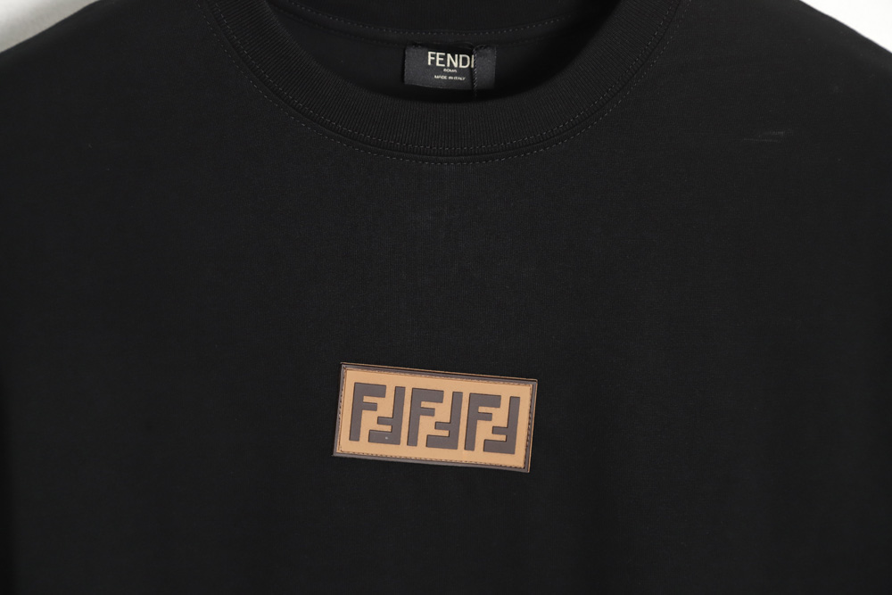 Fendi Fendi 23ss double F silicone patch short sleeves