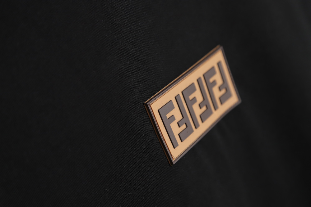 Fendi Fendi 23ss double F silicone patch short sleeves