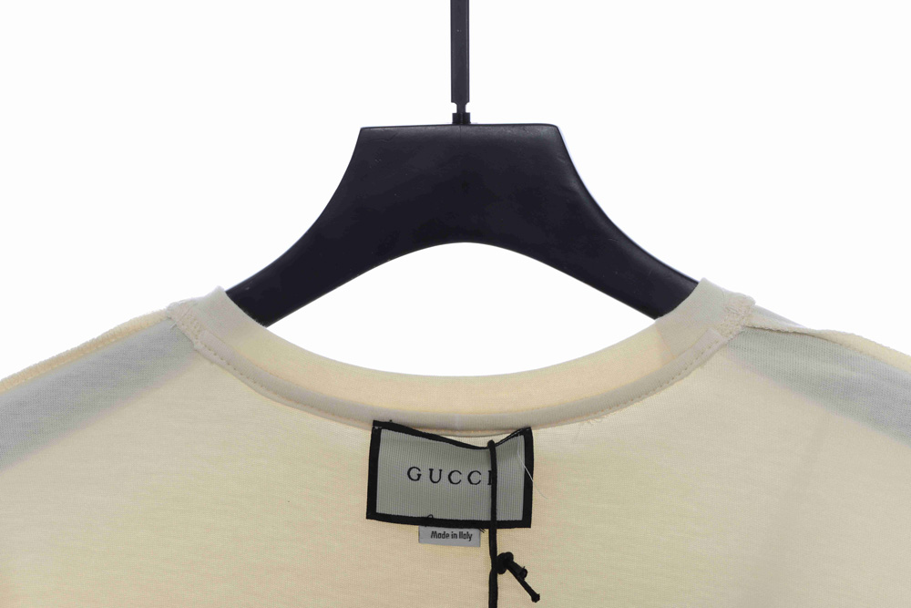 Gucci color matching lightning print short sleeve TSK1