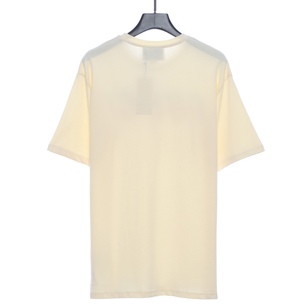 Gucci color matching lightning print short sleeve TSK1