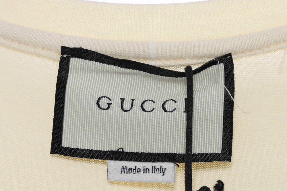 Gucci color matching lightning print short sleeve TSK1