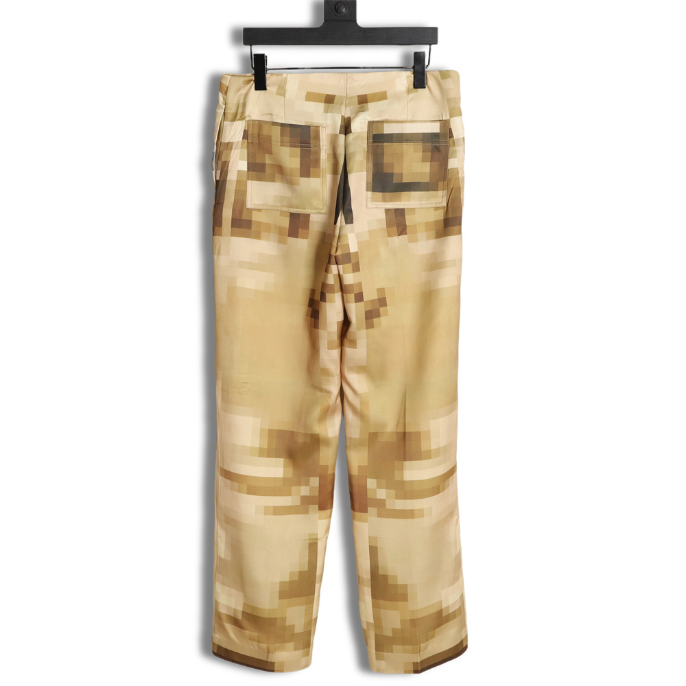 Loewe 23SS mosaic pixel trousers