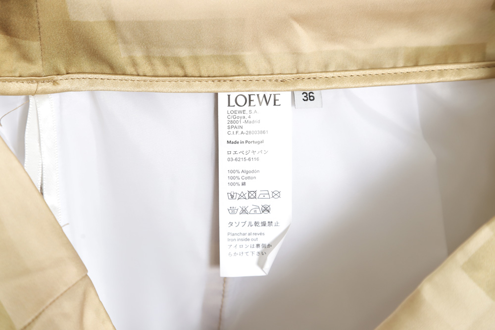 Loewe 23SS mosaic pixel trousers