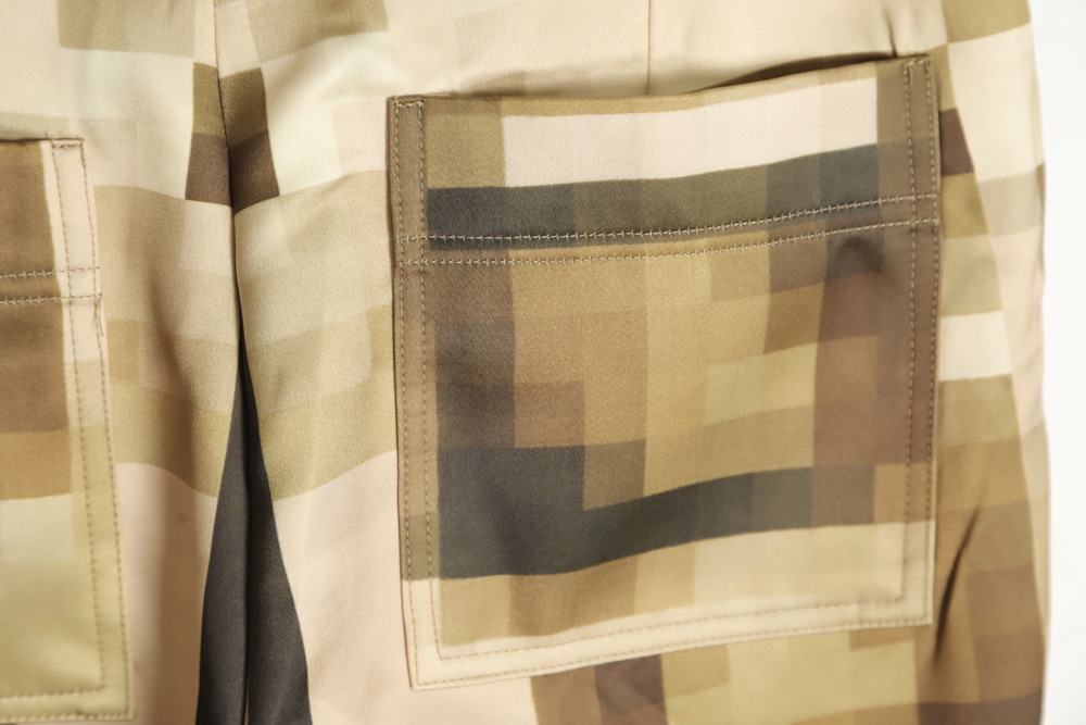 Loewe 23SS mosaic pixel trousers