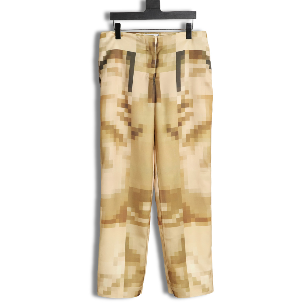 Loewe 23SS mosaic pixel trousers