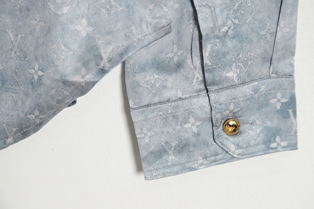 LouisVuitton Louis Vuitton new gradient full printed shirt TSK1