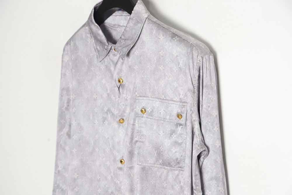 Louis Vuitton Louis Vuitton new gradient full print shirt