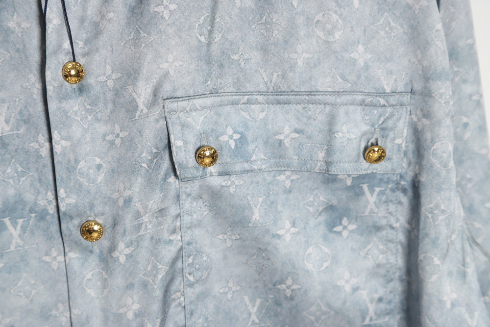 LouisVuitton Louis Vuitton new gradient full printed shirt TSK1